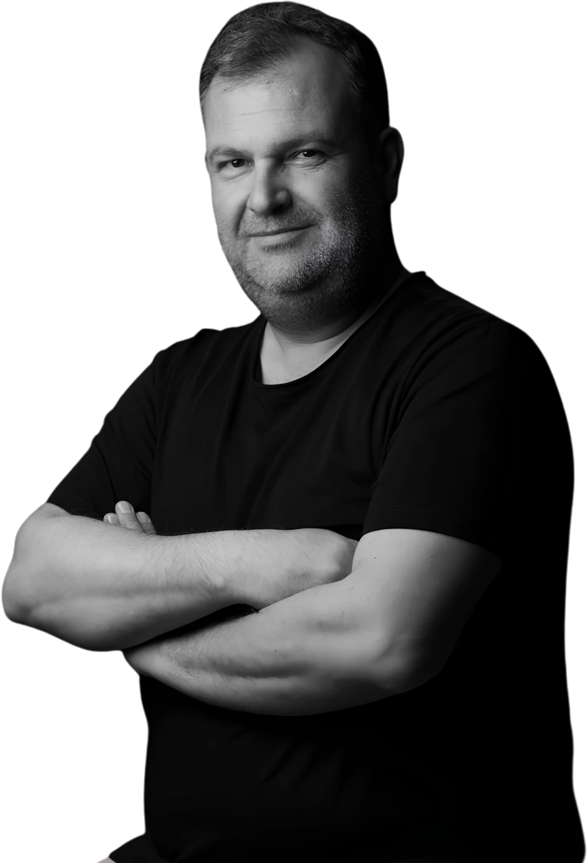 Studio portrait of the bass-baritone Şafak Güç